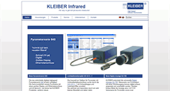 Desktop Screenshot of kleiberinfrared.com
